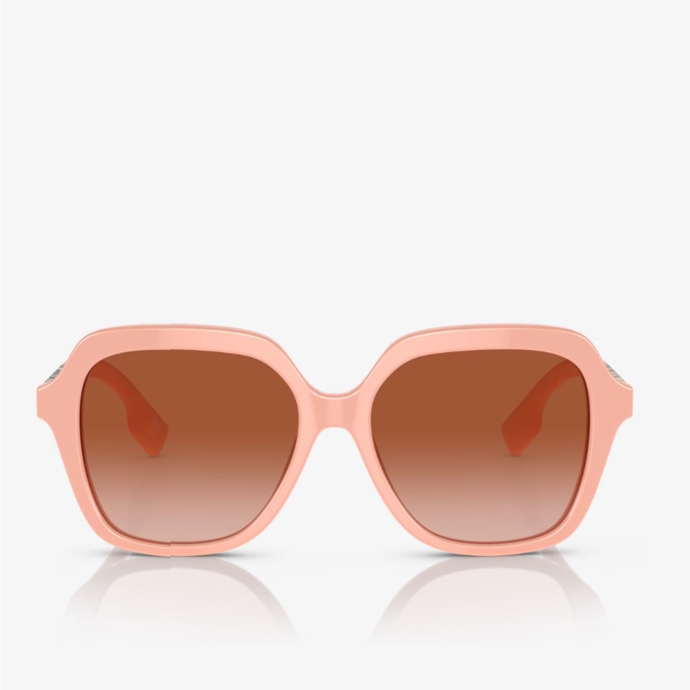 Burberry Pink and Brown Oversized Sunglasses